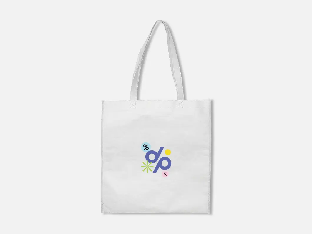 Laminated Paper Tote Bag - View 2