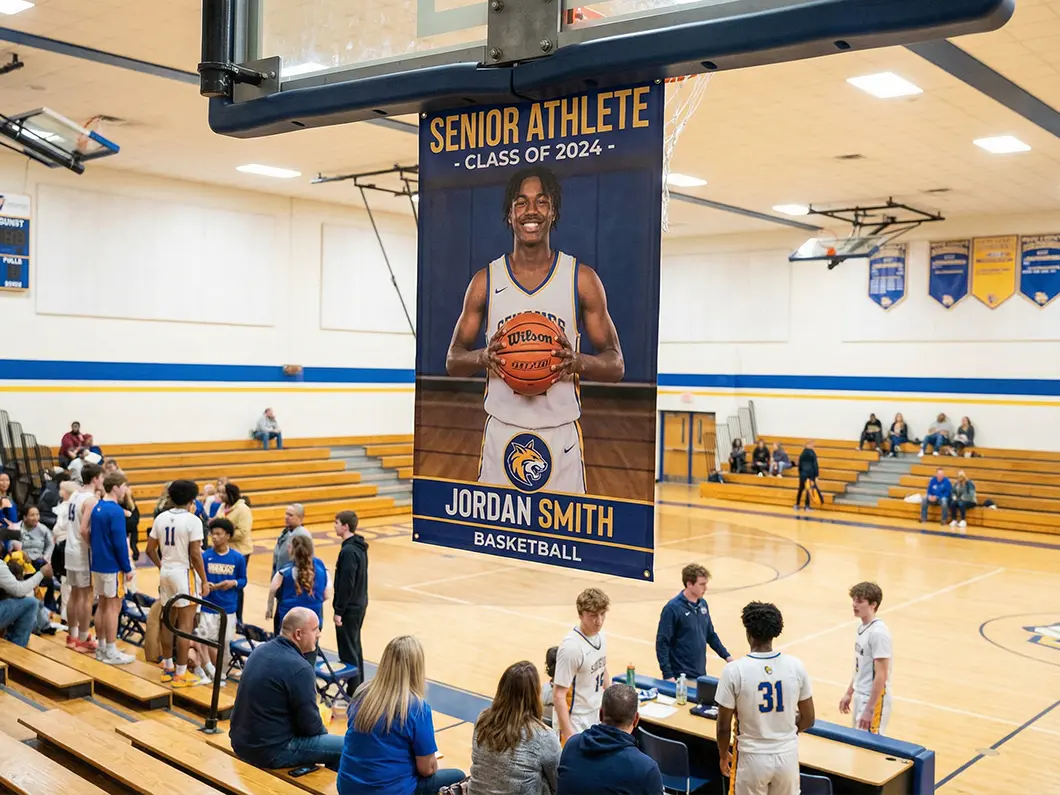 Custom Senior Sports Banners - View 2