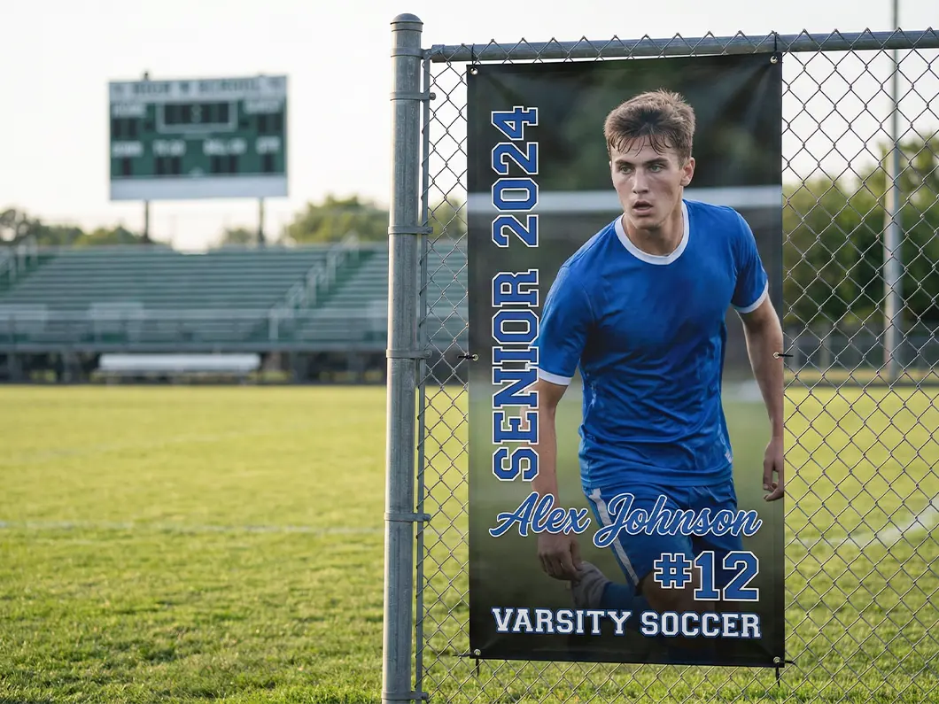 Custom Senior Sports Banners - View 4