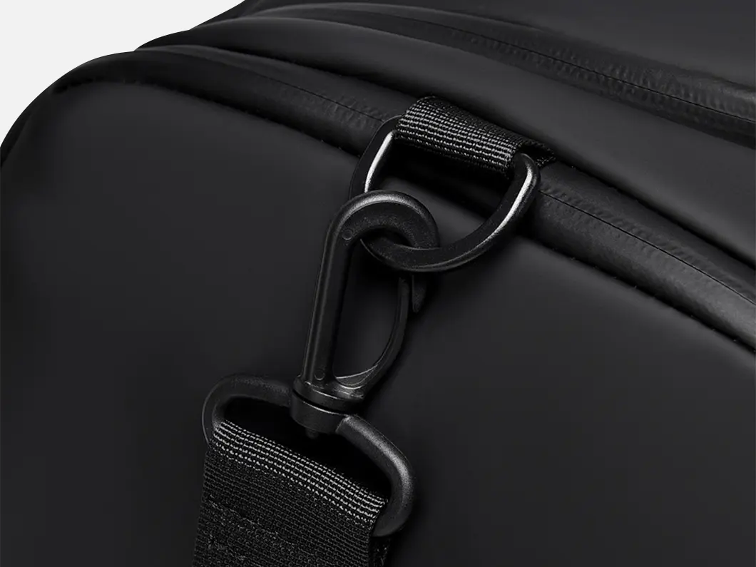 Water-Resistant Gym Duffel Bag with Shoe Compartment - View 3