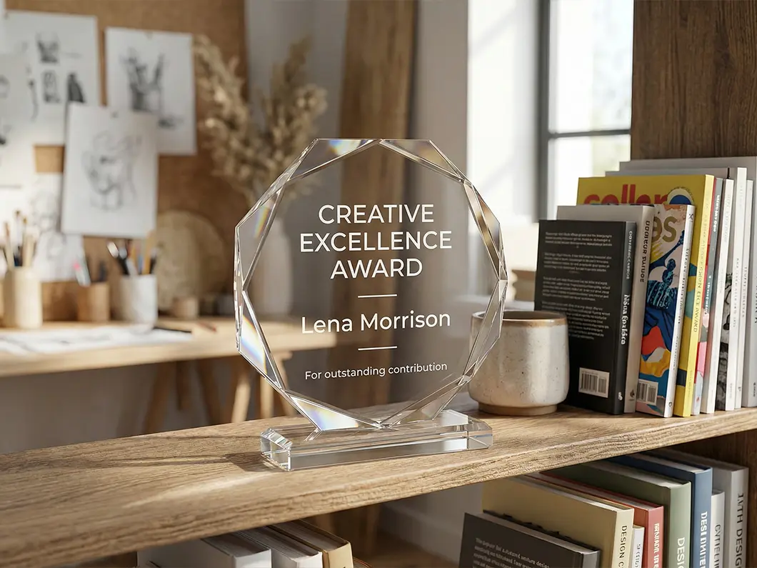 Crystal Award Plaques - View 3