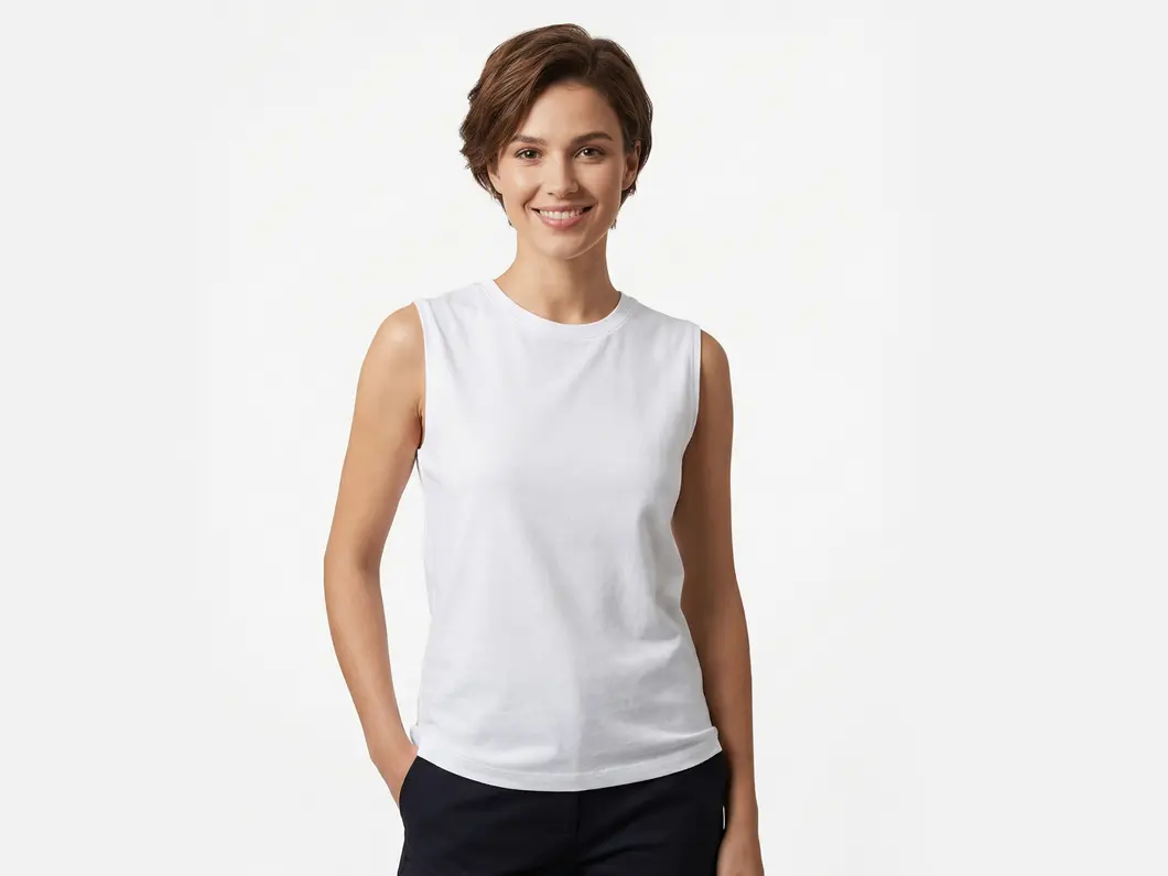 Unisex Affordable Cotton Tank Top - View 4