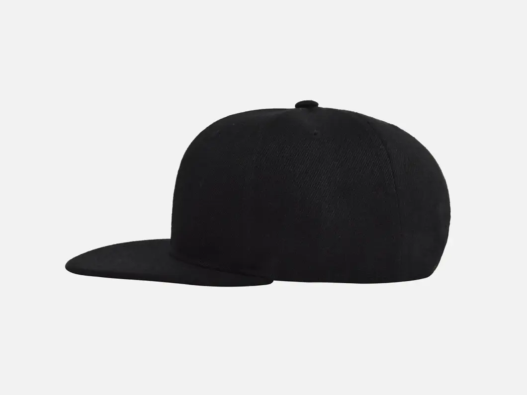 Flat Bill Snapback Hat - View 4