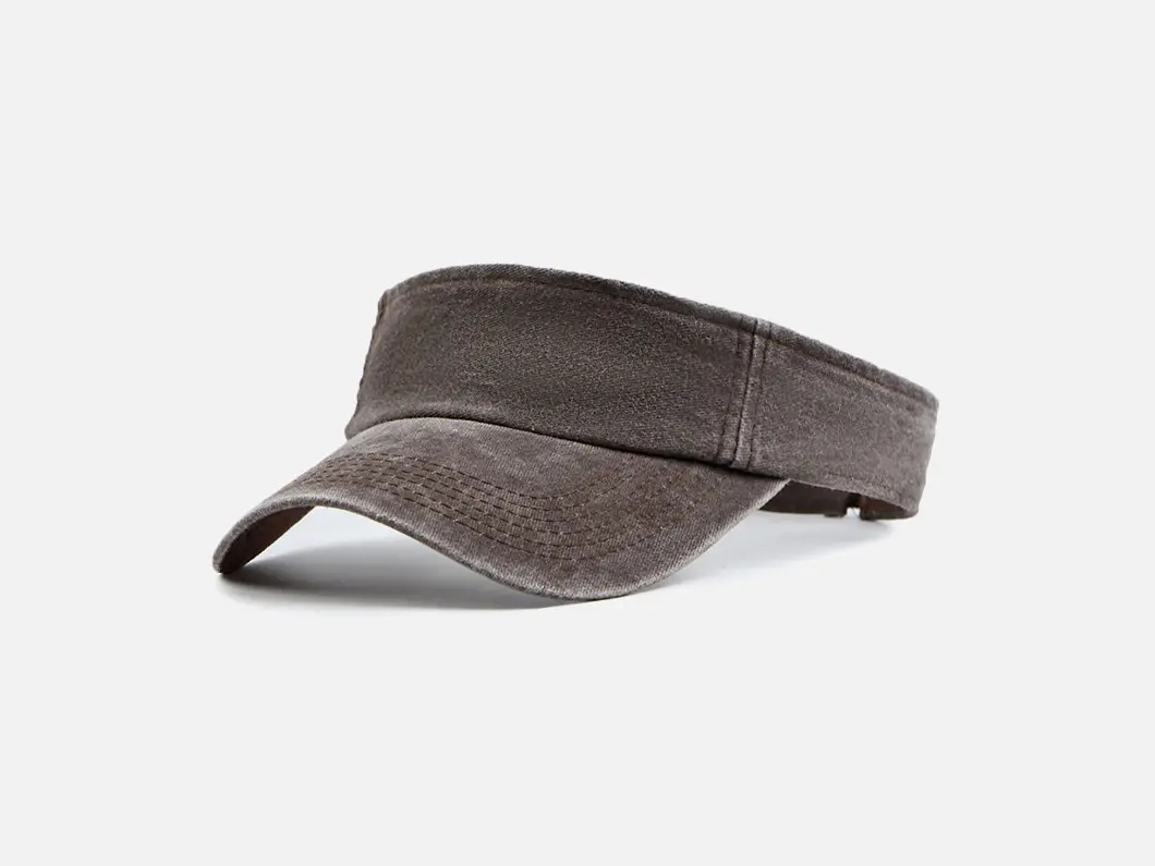 Vintage Washed Cotton Visor - View 2
