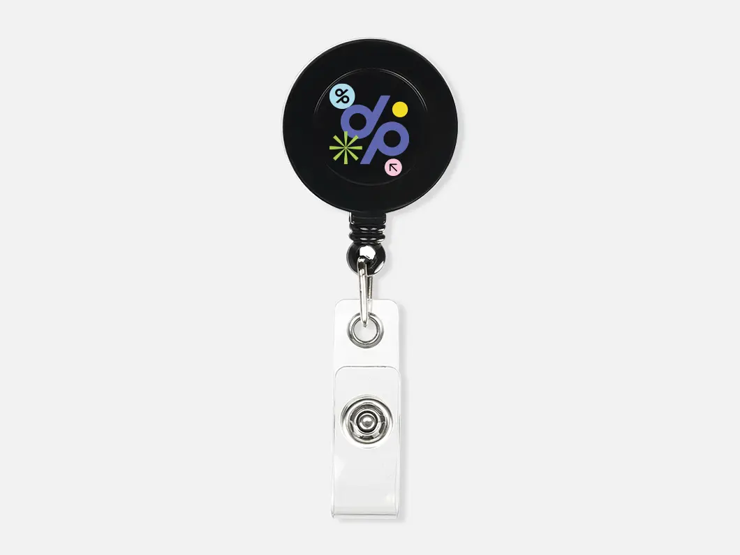 Retractable Badge Holder with Slide Clip