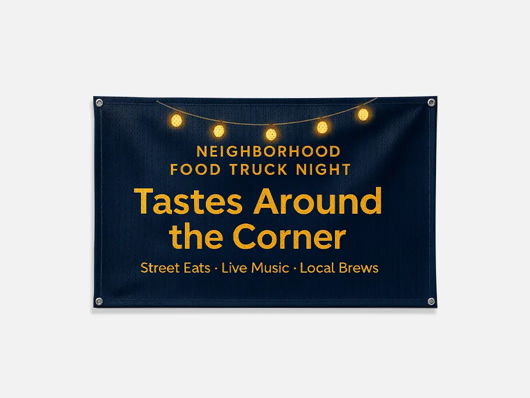 Fabric Mesh Banners