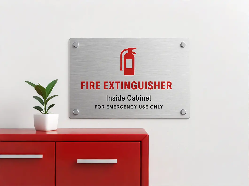 Brushed Aluminum Sandwich Board 