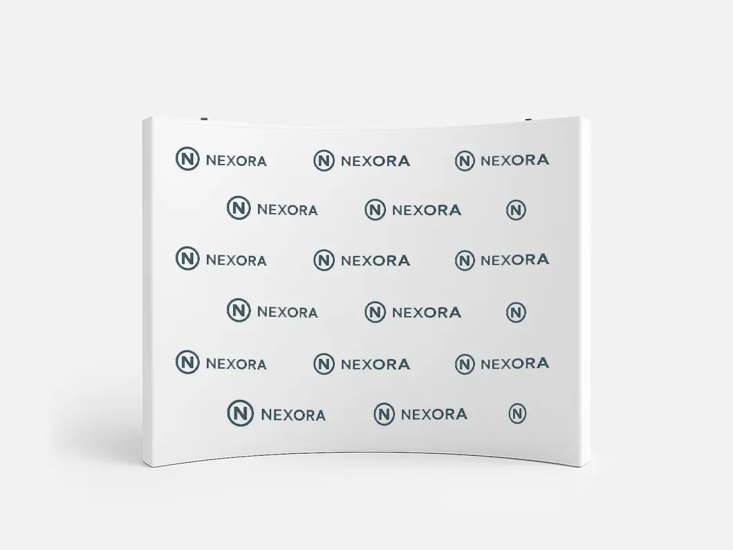 Curved Fabric Pop-Up Displays