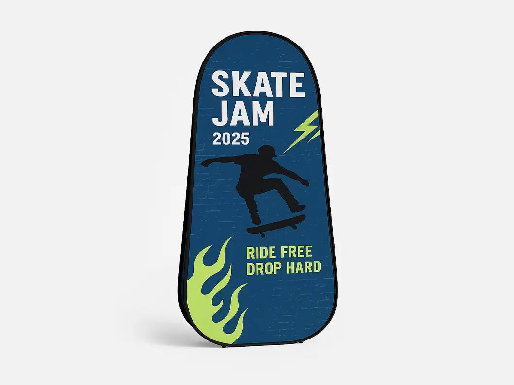Vertical Pop Out Banners