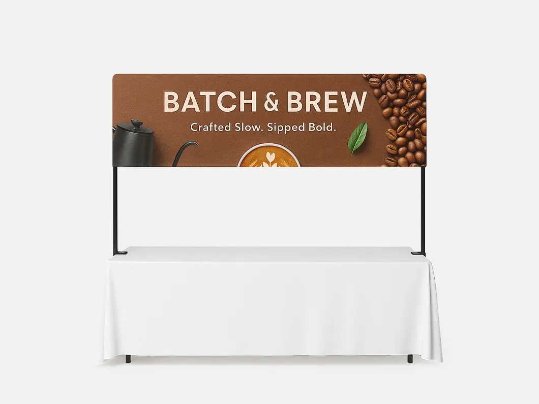 Tabletop Banner Displays